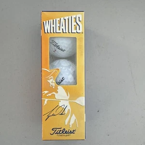 Tiger Woods Wheaties Titleist Golf Balls | 1 Sleeve of 3 Golf Balls - Picture 1 of 11