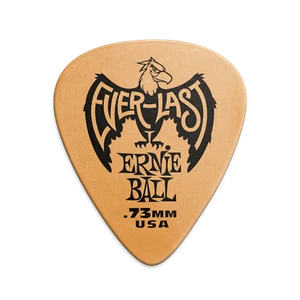 Ernie Ball Everlast Picks 0,73 mm naranja - paquete de 12 - Imagen 1 de 3