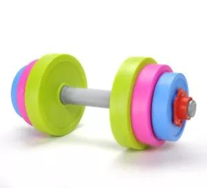 Adjustable Dumbrbell Toy Colorful Weight Set Kids - Picture 1 of 5