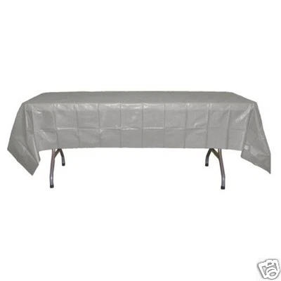 Mantel Plateado, Cumpleaños, Graduación, Aniversario, Boda, Reuniones, Fiesta Foto 1 de 4