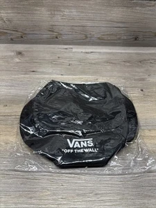 VANS Off The Wall Handbag Belt Bag Unisex Black Checkered Flag 9x5" New - Picture 1 of 6