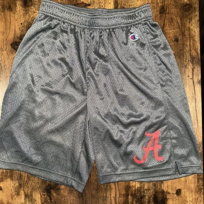 Youth Champion Charcoal Alabama Crimson Tide Classic Mesh Shorts - Image 1 of 3