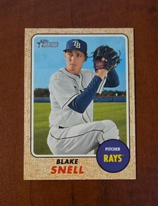 2017 Topps Heritage - #601 Blake Snell - Tampa Bay Rays - Picture 1 of 1