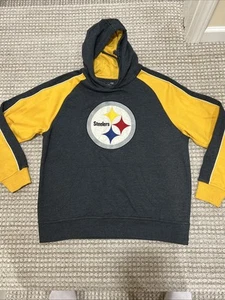 Pittsburgh Steelers NFL Old Time Sports OTS Sweatshirt Hoodie Large EUC - Picture 1 of 11