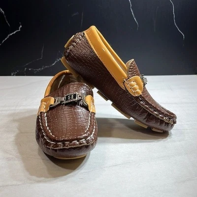 Unbranded Kid’s Loafers Brown sz 9.5 - Image 1 of 4