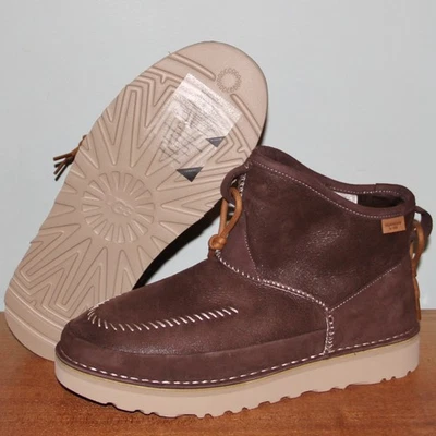 Botas artesanales Ugg Campfire Regenerate para hombre 7 mujer 8 marrón gamuza 1144017 nuevas Foto 1 de 4