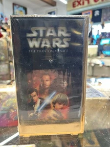 Factory Sealed STAR WARS Phantom Menace EMPTY VHS Toys R US Display Or Error - Picture 1 of 7