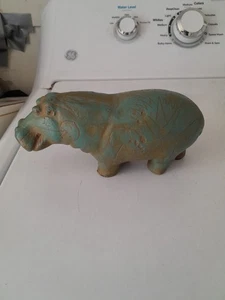 Réplica de artefacto hipopótamo egipcio antiguo de colección, AMR 1963 Museo Alva - Imagen 1 de 8