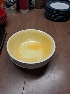 6 Tommy Bahama Melamine Yellow Bowls 7.5" Cereal Salads Soups Euc Guc - Picture 1 of 11