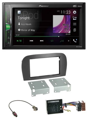 Pioneer 2DIN MP3 DAB USB Bluetooth Autoradio für Mercedes SL-Klasse R230 2006-20 - Bild 1 von 4