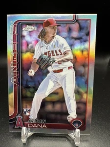 2025 Topps Chrome Baseball Rookie Refractor #245 Caden Dana - Picture 1 of 2