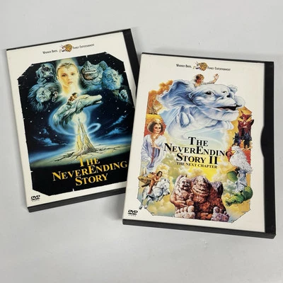 The NeverEnding Story & Part 2 The Next Chapter DVD Lot Original Snapcase 1980s - Image 1 of 4