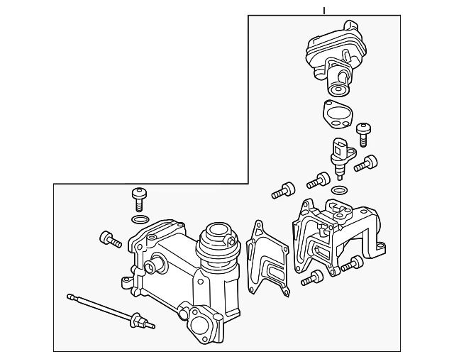 Genuine Volkswagen Cooler Assembly 059-131-515-FQ Foto 1 de 2