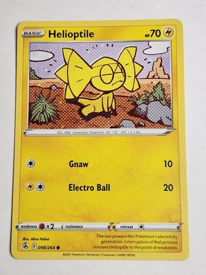 Helioptile 098/264 Swsh08: Fusion Strike Regular - Image 1 of 2