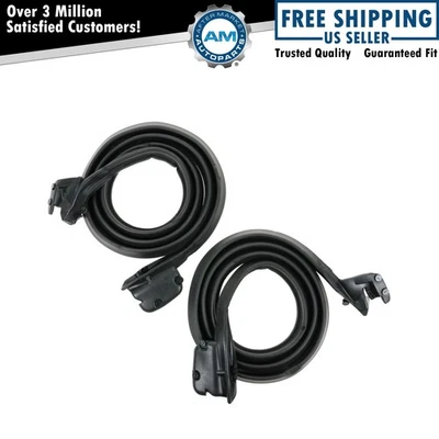 门 Weatherstrip 模制橡胶天气密封 全新 适用于 67 Camaro Firebird — 第 1/2 张图片