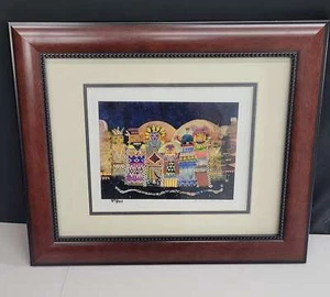 Vintage signiert Andrea Smith nummeriert Original Southwest Art Hopi Kachinas - Bild 1 von 7