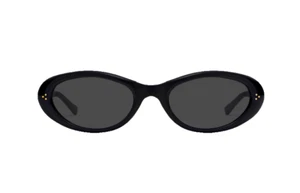 Gentle Monster Lolang 01 Black Oval Sunglasses 2025 Pocket Collection | FedEx - Picture 1 of 8