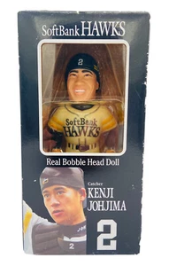 *NEW* Fukuoka SoftBank Hawks Japanese Baseball Team Kenji Johjima #2 Bobble Head - Picture 1 of 6