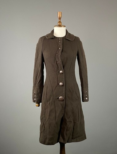 Giacca con cappotto abbottonato donna Moschino economica e chic in lana taglia 10