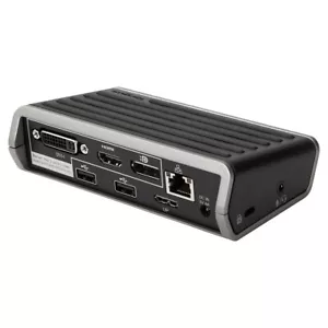 TARGUS USB 3 UNIVERSAL DOCK HUB DUAL VID HDMI DP DVI INKL LADEGERÄT PSU USB C KABEL - Bild 1 von 16