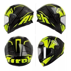 CASCO MOTO INTEGRALE AIROH VALOR RAPTOR YELLOW TAGLIA XS - Foto 1 di 3