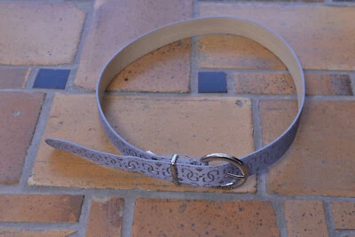 ⚪️ GUESS Gürten Damen Gr. S85 grau/silber Leder ORIGINAL NEUw ⚪️ - Bild 1 von 4