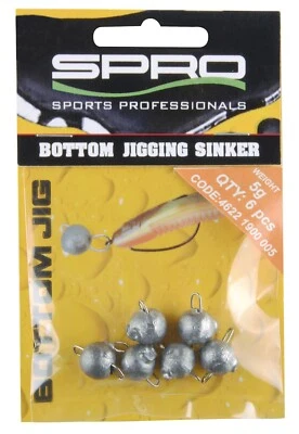 Spro Bottom Jigging Bleikugel Jigkopf Jig Cheburashka Gamakatsu  - Bild 1 von 3