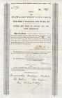 1870 Atlantic & Great Western RR Certyfikat skryptowy regulacji obligacji