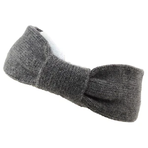 PORTOLANO ⚜ WOMEN'S GREY 100% CASHMERE FASHION HANDBAND - Picture 1 of 3