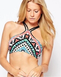 Seafolly Kasbah High Neck Tank Top Size 8 Excellent Condition - Picture 1 of 12
