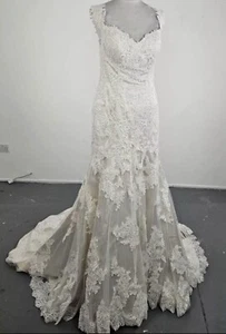 Essense of Australia ivory wedding dress size 6/8 Brand New With Tags - Picture 1 of 9