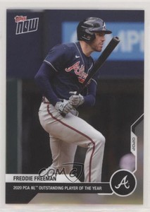 2020 Topps Now Player's Choice Award Winners Freddie Freeman #PCA-9