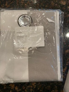 Pottery Barn One Markise Streifen Outdoor Vorhang GRAU 50 x 84 mit Ösen NEU - Bild 1 von 1