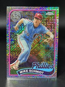 2024 Topps Series 1 MIKE SCHMIDT Phillies #97 Chrome 1989 Silver Mojo ~QTY~