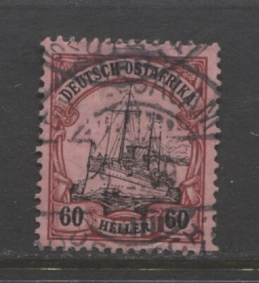 Germany colonies 1906 EAST AFRICA 60 Heller Yacht used, DARESSALAM  $ 282.00 - Image 1 of 2