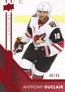 2016-17 Upper Deck Overtime Hockey Red #144 Anthony Duclair 40/99