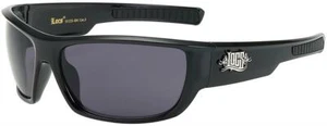 Neu Locs 91135 Hardcore Sonnenbrille Biker Design Schläger schwarz - Bild 1 von 2