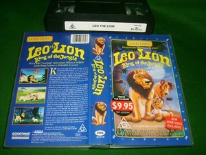 LEO THE LION - Rare Australian Good Times Vhs - Classic Animated Adventure Story - Picture 1 of 1