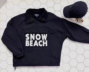 NWOT Polo Ralph Lauren Snow Beach Raekwon Black and White Jacket M-L and NWT Cap - Picture 1 of 15