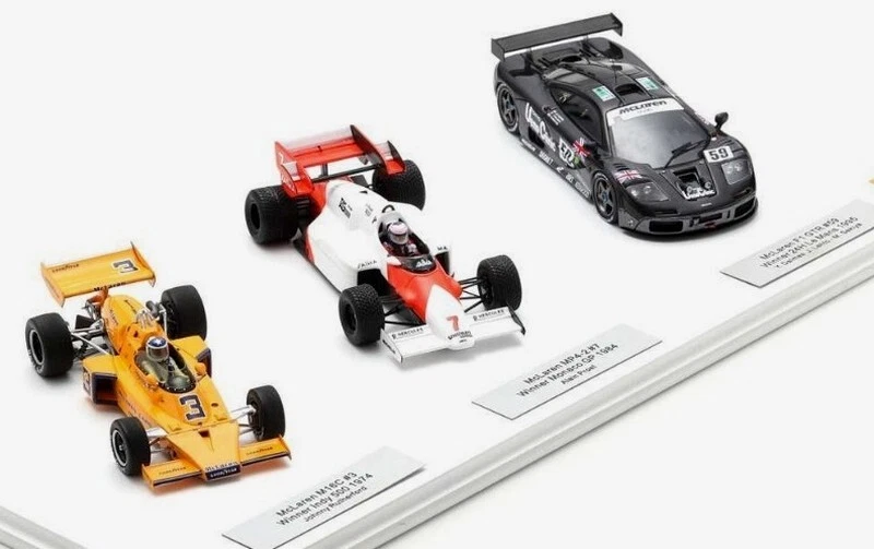 McLaren Triple Crown Set M16C/MP4-2/F1 GTR 1:43 SPARK SP529 - Immagine 1 di 1