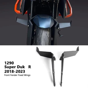 Front Fender Fixed Wing Adjustable Winglets Kit For 1290 Super Duk R 2018-2023 - Picture 1 of 8