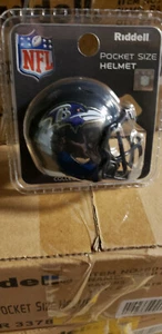 CASCO BALTIMORE RAVENS SPEED NUOVO TASCA A CONCHIGLIA PROFESSIONALE RIDDELL - Foto 1 di 1