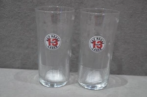 2x Guinness Hopfenhaus 13 halbes Pint 10oz Bierglas geprägt & kernförmig NEU M20 - Bild 1 von 10