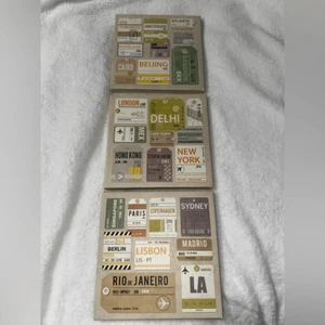 Set of 3 IKEA canvas wall hangings - Picture 1 of 7