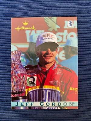 1996 Score Board Hallmark Keepsake Ornament Jeff Gordon Card HK1 - Image 1 of 2