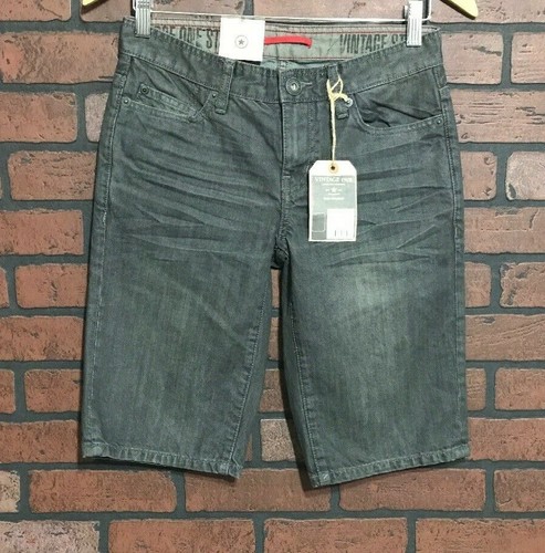 Converse One Star pantaloncino denim vintage slim dritto grigio taglia 28