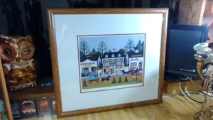 Jane Wooster Scott " The Domino Game" framed picture,artist signed,23 x 21! - Picture 1 of 15