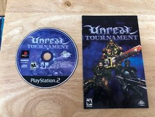 Unreal Tournament PS2 NTSC Game and manual. No box/case