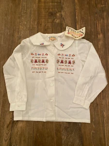 NEW Threads Clothing For Kids Bears Teddy Bears Button Down Blouse Shirt 5 VTG - Picture 1 of 4