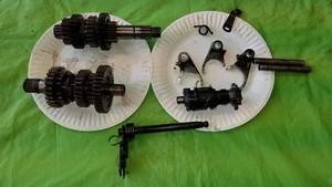1986 84-86 KAWASAKI KLR 600 KL600 KL KLR600 TRANSMISSION SHIFT GEARS FORKS DRUM - Bild 1 von 4